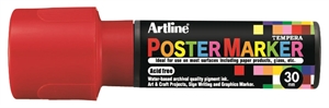 Artline Poster Marker 30 red